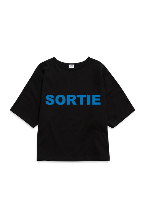 COMPLETELY check in Tee BLUE / BLACK