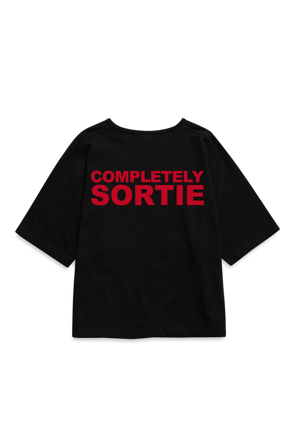 COMPLETELY check in Tee RED / BLACK
