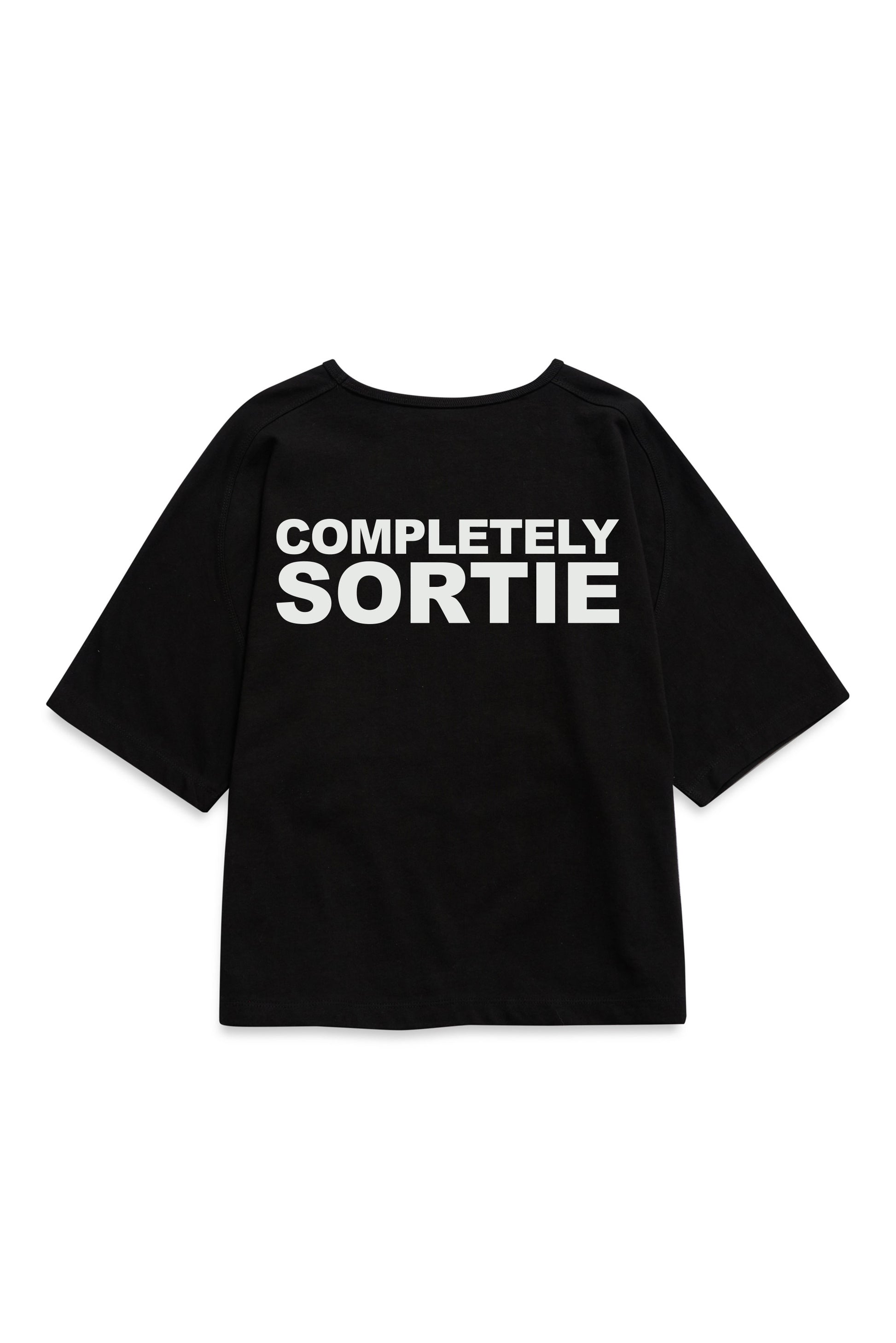 COMPLETELY check in Tee WHITE / BLACK