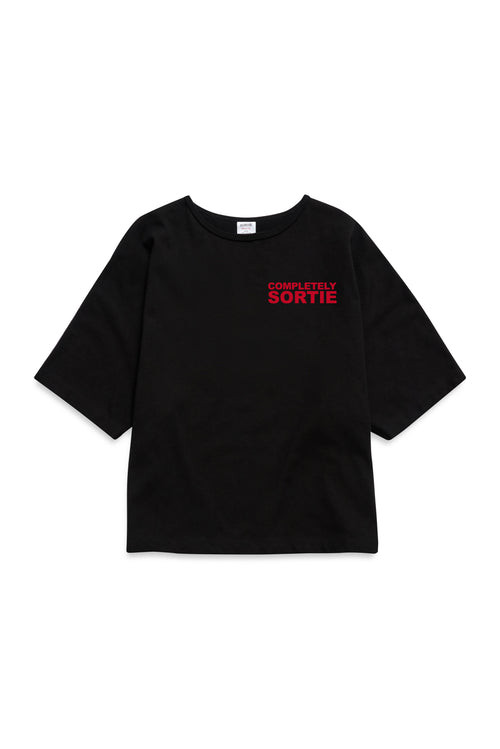 COMPLETELY check in Tee RED / BLACK