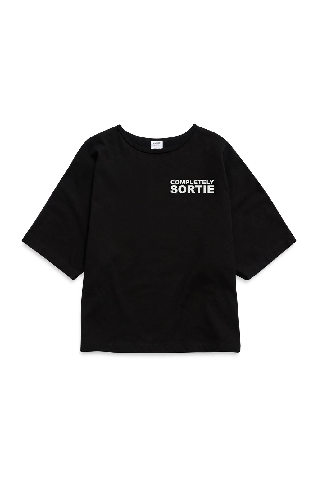 COMPLETELY check in Tee WHITE / BLACK