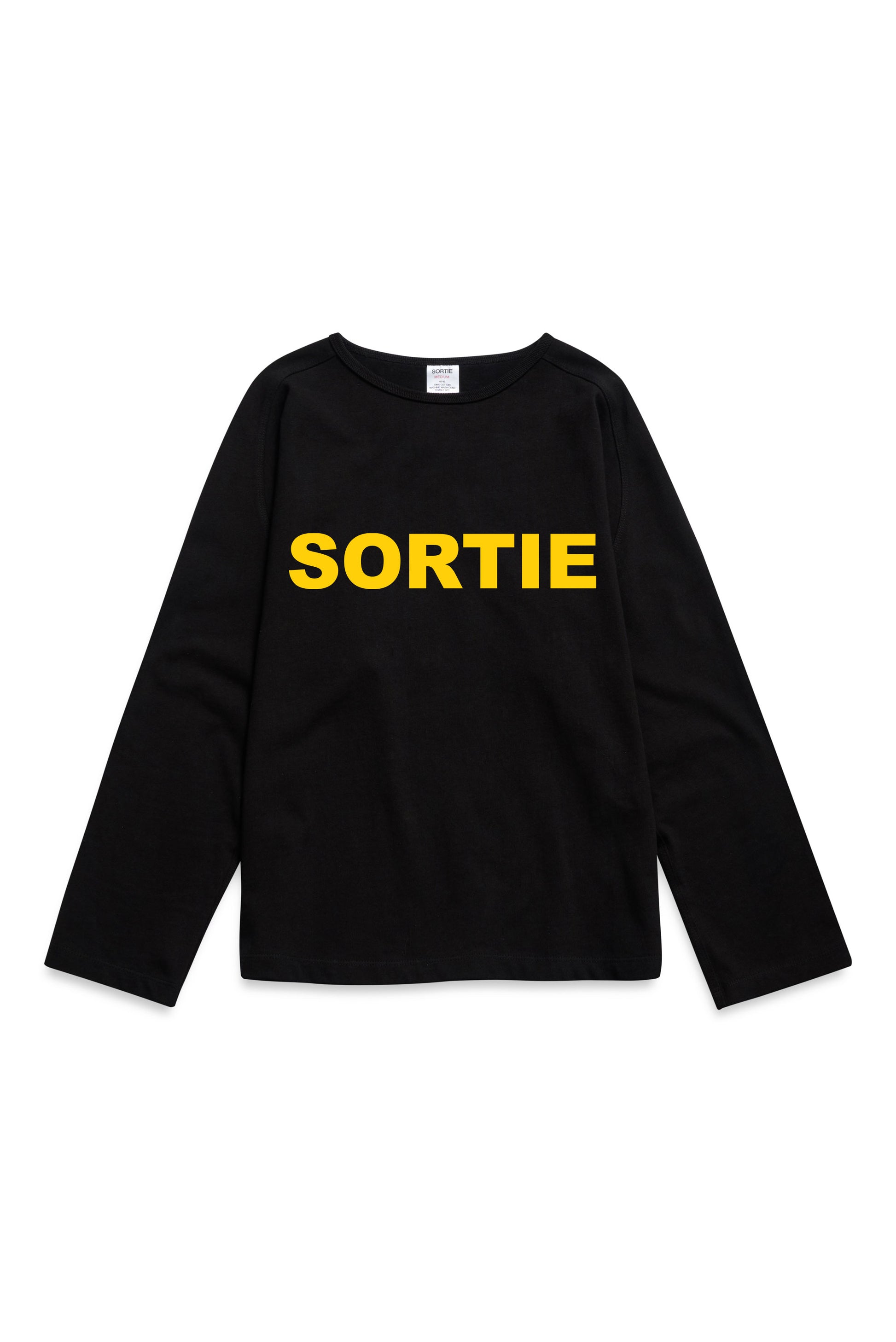 SORTIE clock out Long Sleeve YELLOW / BLACK
