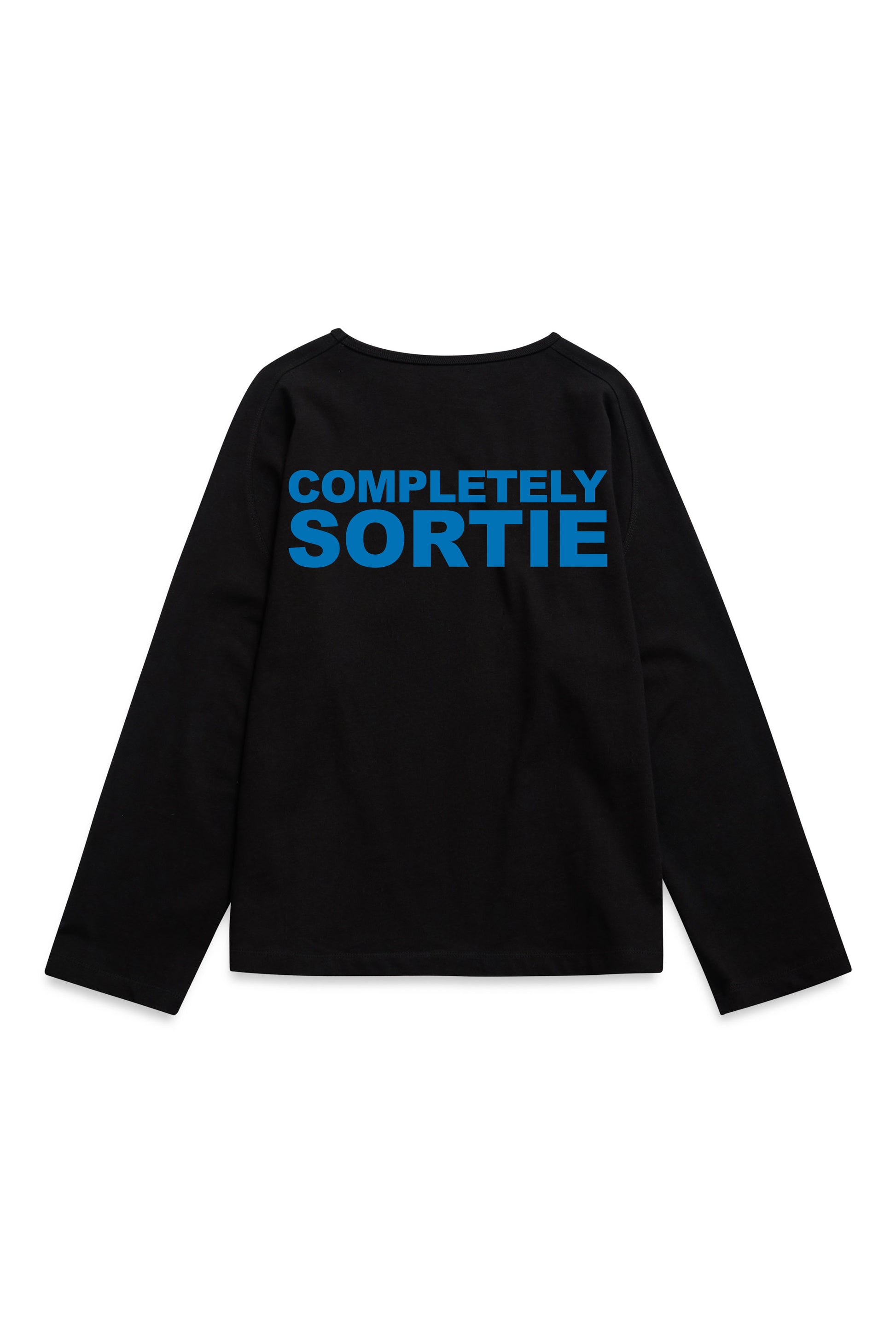 COMPLETELY clock out Long sleeve BLUE / BLACK