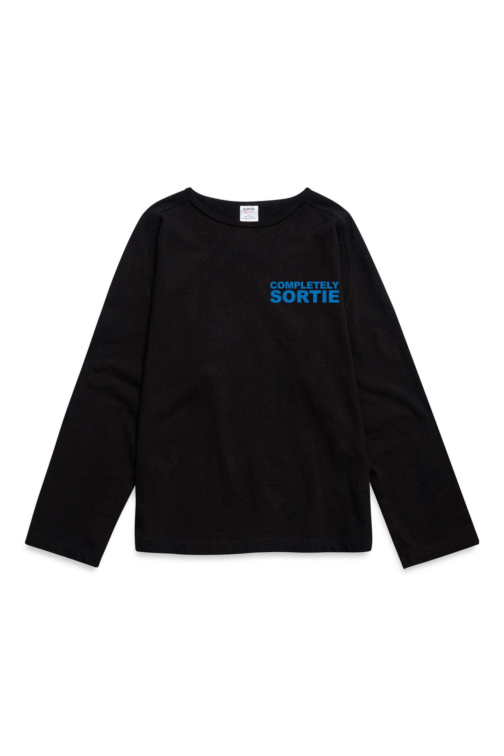 COMPLETELY clock out Long sleeve BLUE / BLACK