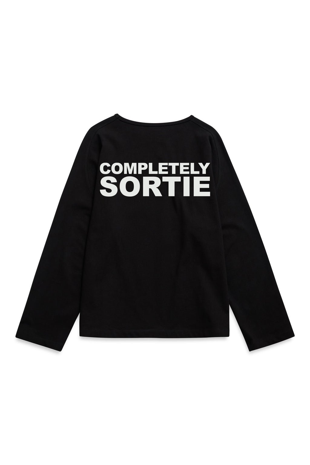 COMPLETELY clock out Long sleeve WHITE / BLACK