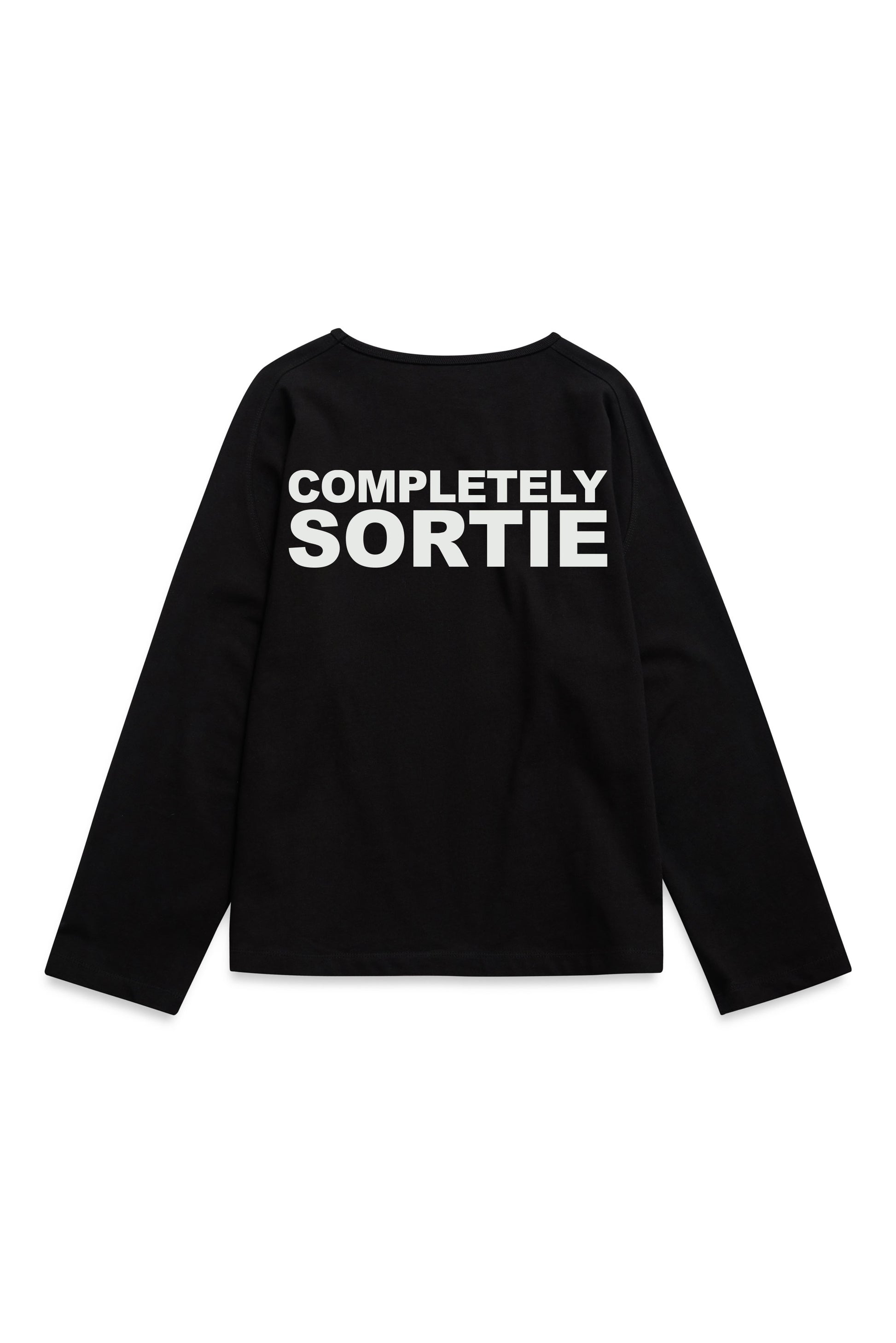 COMPLETELY clock out Long sleeve WHITE / BLACK