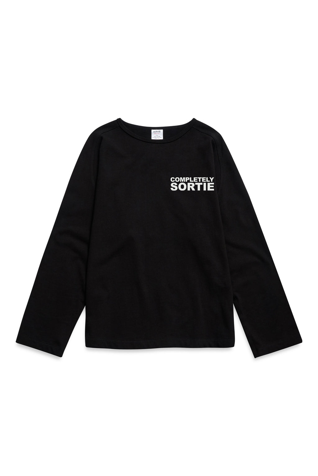 COMPLETELY clock out Long sleeve WHITE / BLACK