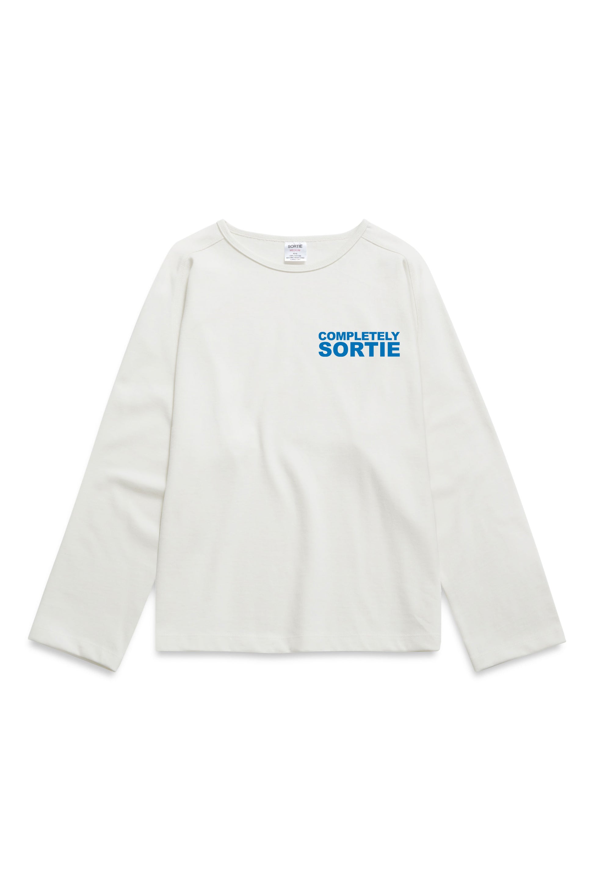 COMPLETELY clock out Long sleeve BLUE / WHITE